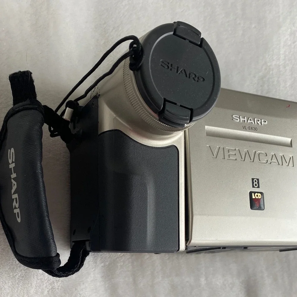 Vintage Sharp Viewcam VL-E630U Camcorder‎ Video Camera Battery Manual Untested